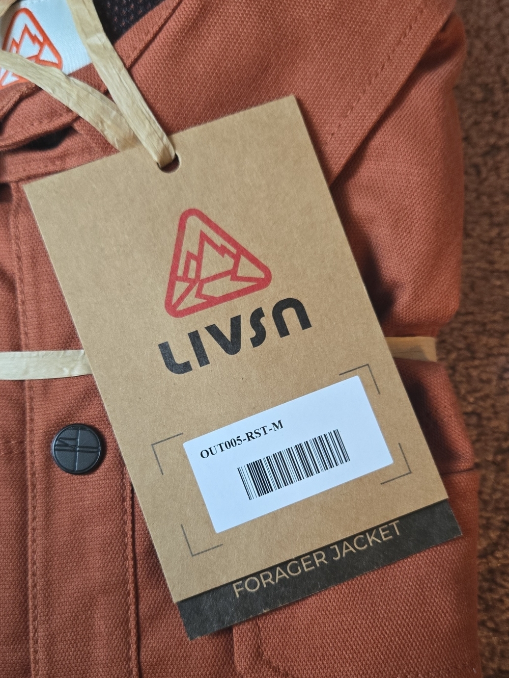 LIVSN Forager Jacket Medium Rust - Picture 4 of 8